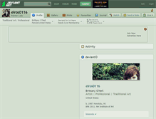 Tablet Screenshot of eiros0116.deviantart.com