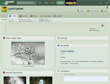 Tablet Screenshot of lomil-gathiel.deviantart.com
