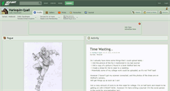 Desktop Screenshot of harlequin-quail.deviantart.com