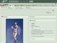 Tablet Screenshot of leti03.deviantart.com