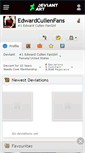 Mobile Screenshot of edwardcullenfans.deviantart.com