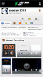 Mobile Screenshot of alexram1313.deviantart.com