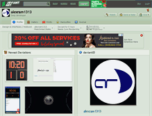 Tablet Screenshot of alexram1313.deviantart.com