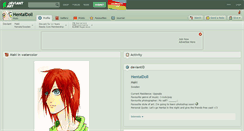 Desktop Screenshot of hentaidoll.deviantart.com