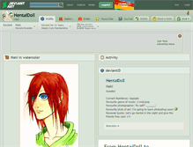 Tablet Screenshot of hentaidoll.deviantart.com