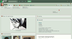 Desktop Screenshot of nenja.deviantart.com