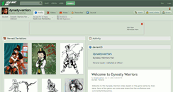 Desktop Screenshot of dynastywarriors.deviantart.com