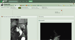 Desktop Screenshot of house-girl.deviantart.com