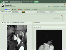 Tablet Screenshot of house-girl.deviantart.com