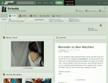 Tablet Screenshot of eerisedda.deviantart.com