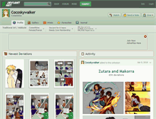 Tablet Screenshot of cocoskywalker.deviantart.com