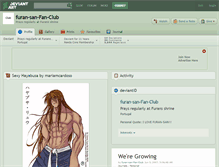 Tablet Screenshot of furan-san-fan-club.deviantart.com