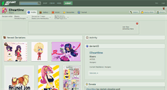 Desktop Screenshot of elheartlime.deviantart.com