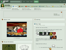 Tablet Screenshot of jermbo.deviantart.com