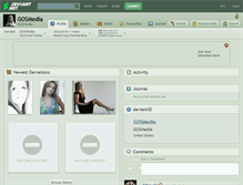 Tablet Screenshot of gosmedia.deviantart.com