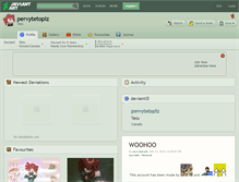 Tablet Screenshot of pervytetoplz.deviantart.com