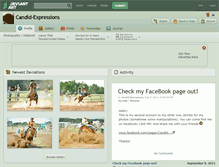 Tablet Screenshot of candid-expressions.deviantart.com