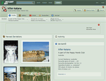 Tablet Screenshot of killer-katana.deviantart.com