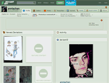 Tablet Screenshot of anniachan.deviantart.com