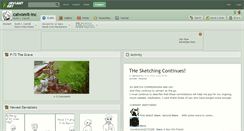 Desktop Screenshot of catvomit-inc.deviantart.com