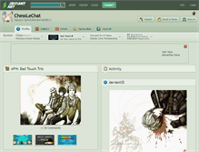 Tablet Screenshot of chesslechat.deviantart.com