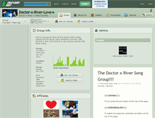 Tablet Screenshot of doctor-x-river-love.deviantart.com