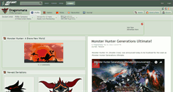 Desktop Screenshot of dragonsmana.deviantart.com