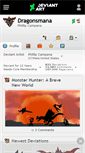 Mobile Screenshot of dragonsmana.deviantart.com