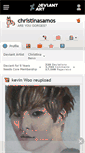 Mobile Screenshot of christinasamos.deviantart.com