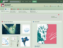 Tablet Screenshot of deraile07.deviantart.com
