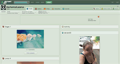 Desktop Screenshot of mechanicallazarus.deviantart.com