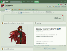 Tablet Screenshot of fastspeedy.deviantart.com