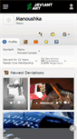Mobile Screenshot of manoushka.deviantart.com