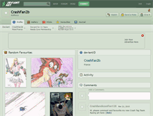 Tablet Screenshot of crashfan2b.deviantart.com