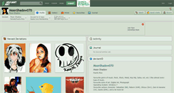 Desktop Screenshot of moonshadow070.deviantart.com