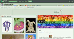 Desktop Screenshot of melodyhina123.deviantart.com