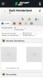 Mobile Screenshot of dark-wonderland.deviantart.com
