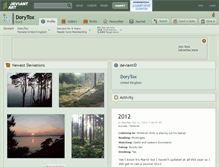 Tablet Screenshot of dorytox.deviantart.com