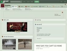 Tablet Screenshot of kezama.deviantart.com