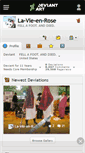Mobile Screenshot of la-vie-en-rose.deviantart.com