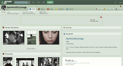 Desktop Screenshot of dearworldtrychange.deviantart.com