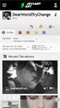 Mobile Screenshot of dearworldtrychange.deviantart.com