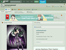 Tablet Screenshot of animemadnesstr.deviantart.com