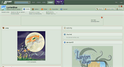 Desktop Screenshot of luvianblue.deviantart.com