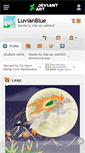 Mobile Screenshot of luvianblue.deviantart.com