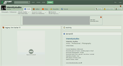 Desktop Screenshot of intensitystudios.deviantart.com
