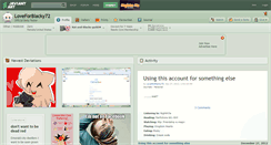 Desktop Screenshot of loveforblacky72.deviantart.com
