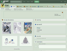 Tablet Screenshot of pchel.deviantart.com