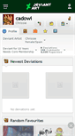 Mobile Screenshot of cadowi.deviantart.com