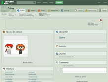 Tablet Screenshot of daive.deviantart.com